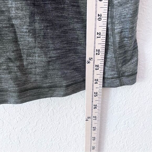 Lululemon Run For Gold Tank Heathered Green Camo Size 6 No Cups - Picture 2 of 8